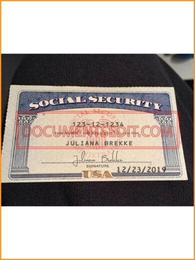 Social Security Card