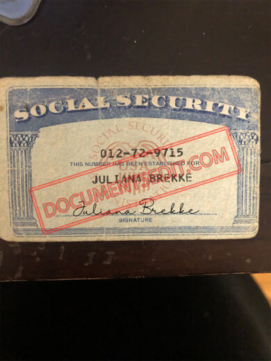 Social Security Card Template 37 f