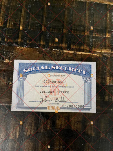 Social Security Card Template 41