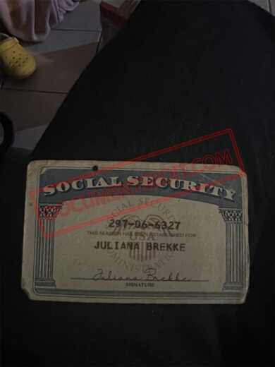 Social Security Card Template 61 f
