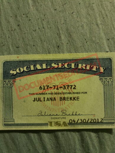 Social Security Card Template 63 f