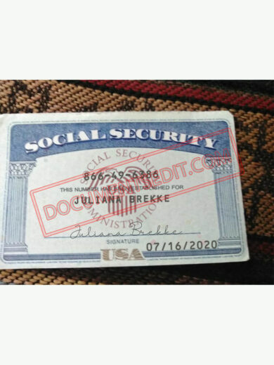 Social Security Card Template 70 f