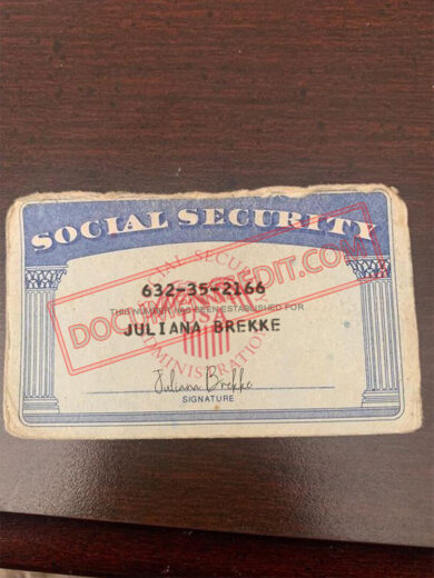 Social Security Card Template 71 f