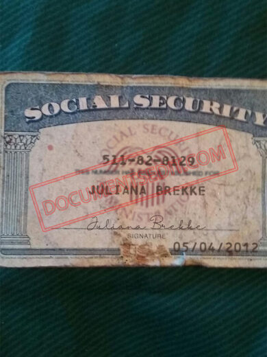 Social Security Card Template 72 ff