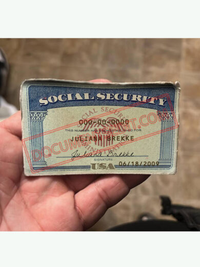 Social Security Card Template 88 ff